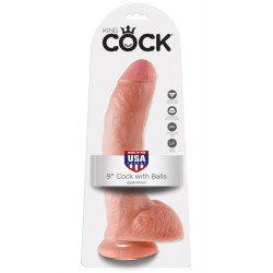 Pipedream Pipedream King Cock 9” Big Dildo with balls