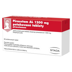PIRACETAM AL 1200 mg Potahované tablety 60 kusů