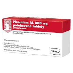 PIRACETAM AL 800 mg Potahované tablety 60 kusů