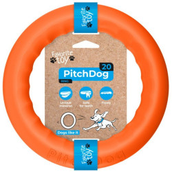 PITCHDOG Ring pěnový kruh pro psy oranžový, Velikost: 20