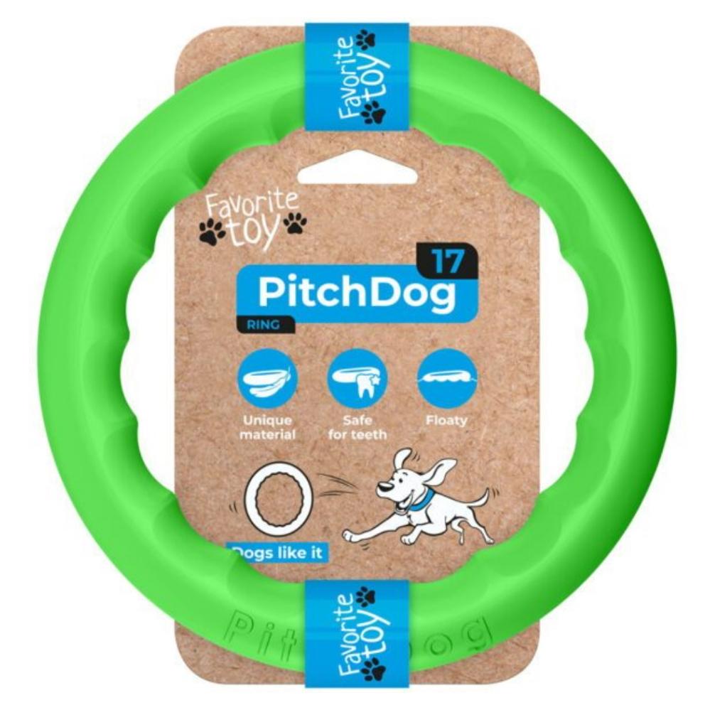 PITCHDOG Ring pěnový kruh pro psy zelený, Velikost: 20