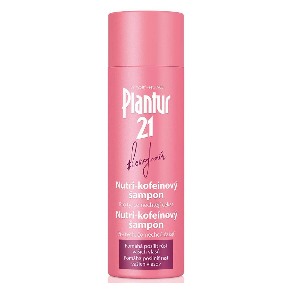 PLANTUR 21 longhair Nutri-kofeinový šampon 200 ml