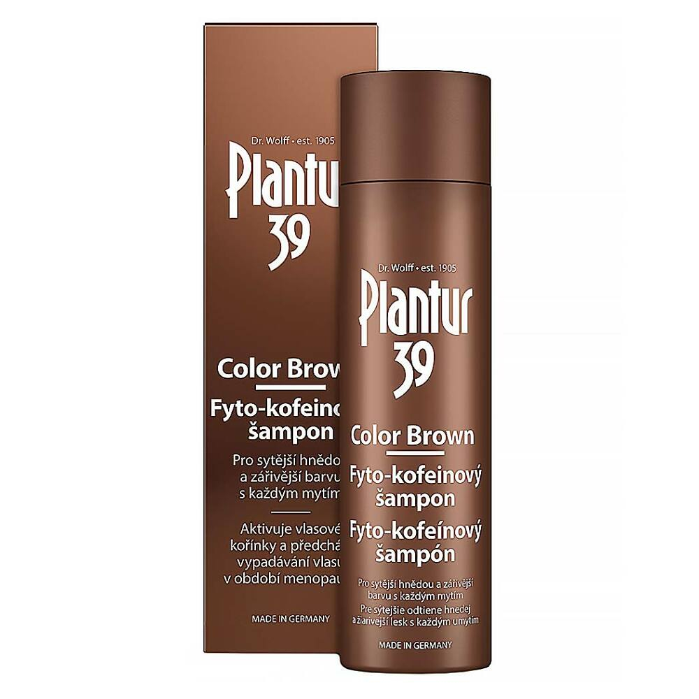 PLANTUR 39 Color Brown Fyto-kofeinový šampon 250 ml