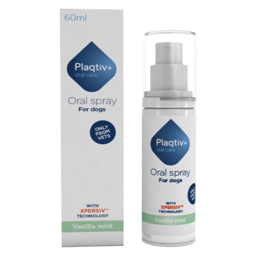 PLAQTIV+ Oral care Ústní sprej vanilla/mint pro psy 60 ml