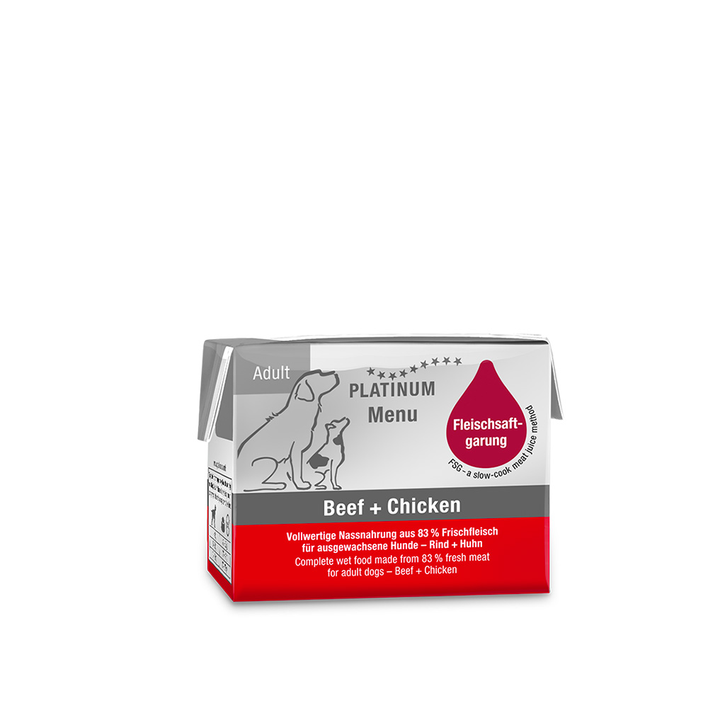 Platinum Menu Beef + Chicken - Hovězí + Kuře 90 g