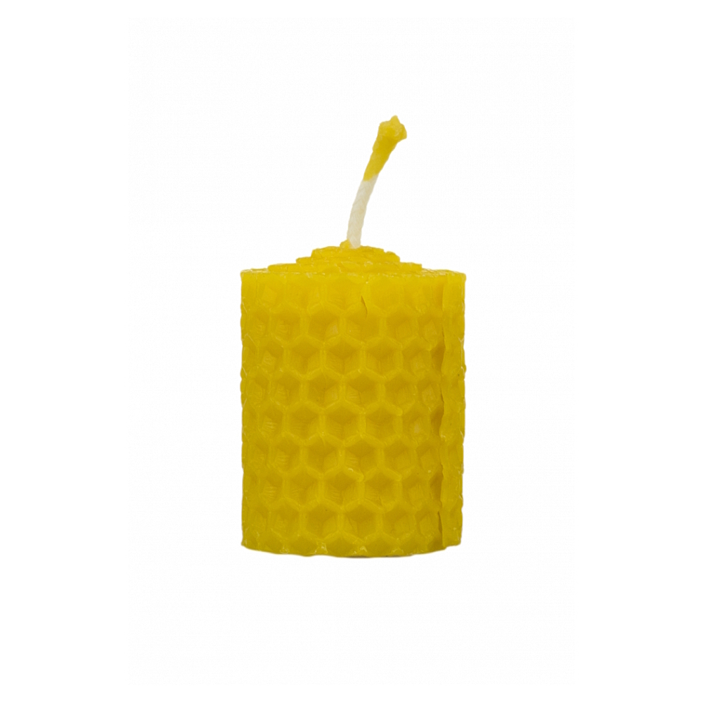 PLEVA Svíčka ze včelího vosku 30x33 mm
