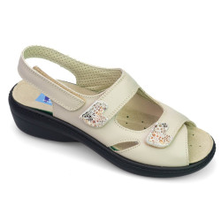 PodoWell DINA halluxové sandály dámské béžové, velikost: 40