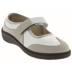 PodoWell VIRTUEL obuv pro širokou nohu stříbrná, velikost: 41