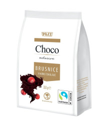 POEX Choco Exclusive Brusnice v hořké čokoládě 150 g