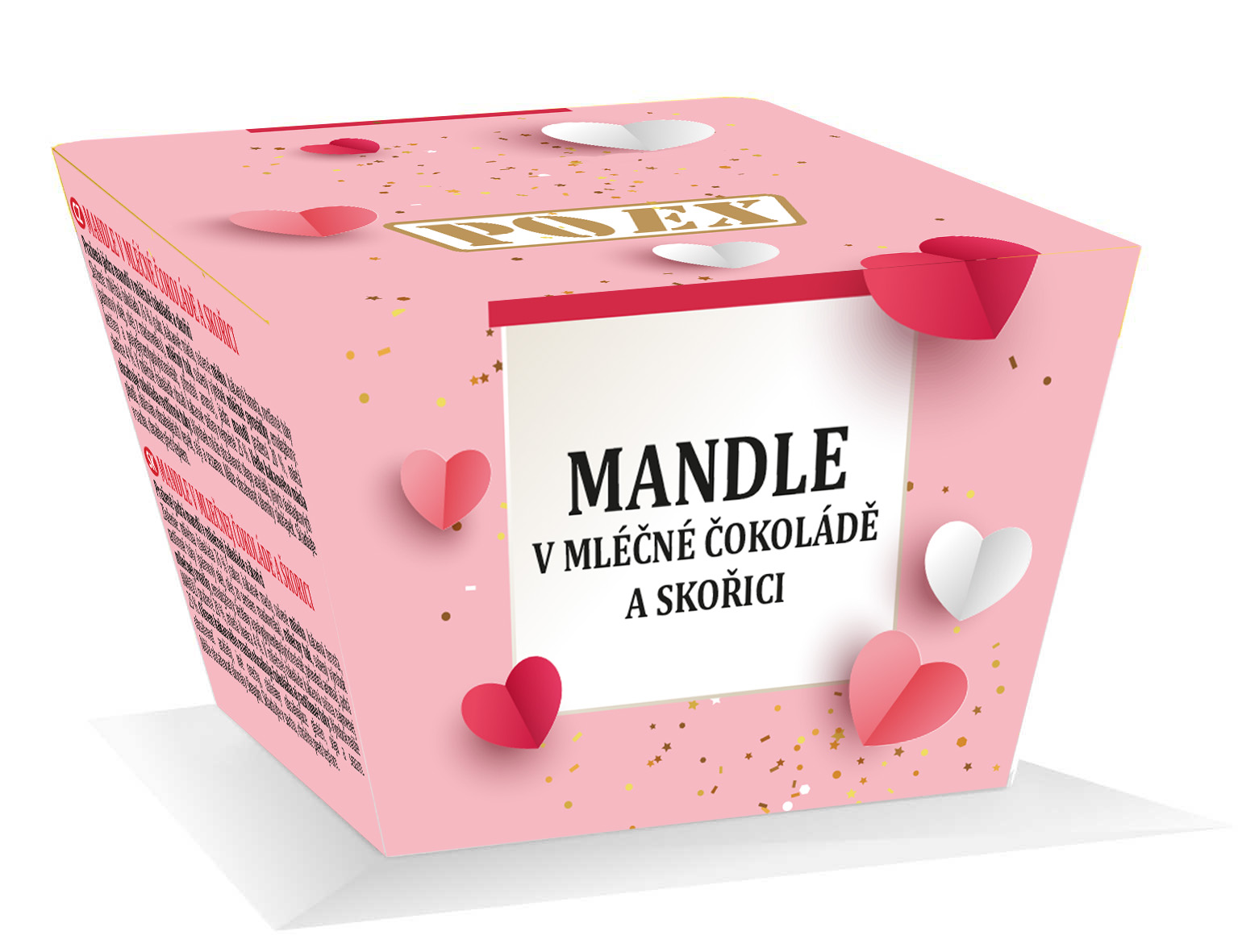 POEX Mandle v mléčné čokoládě a skořici 200 g