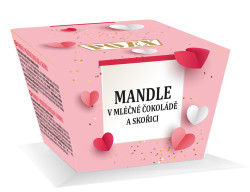 POEX Mandle v mléčné čokoládě a skořici 200 g