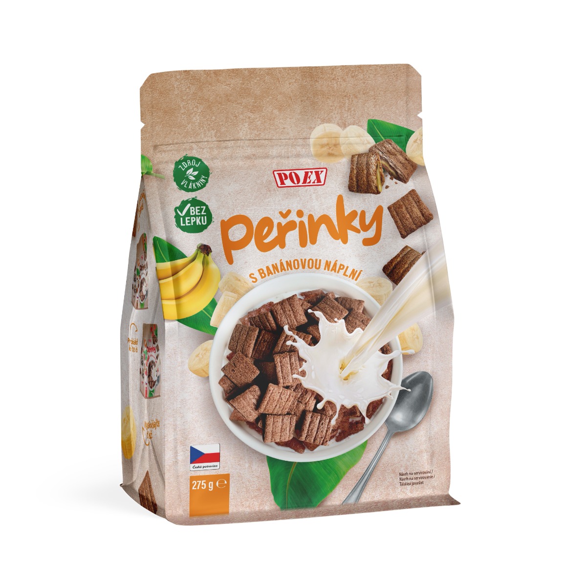 POEX Peřinky s banánovou náplní 275 g