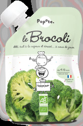 Popote BIO Kapsička Brokolice pyré 4/6m+ 120 g