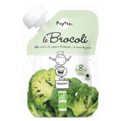 POPOTE Zeleninová kapsička brokolice od 8.měsíců BIO 120 g
