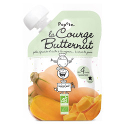 POPOTE Zeleninová kapsička máslová dýně (ořešák) od 4.měsíce BIO 120 g