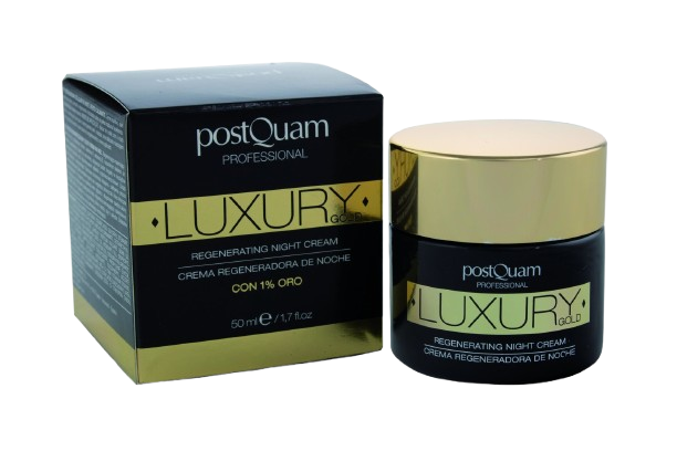 POSTQUAM PROFESSIONAL Luxury Gold, Luxusní regenerační noční krém s 1% zlata 50 ml