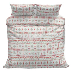 Povlečeme vše Bavlněné povlečení Červená zima 140x200, 70x90 cm