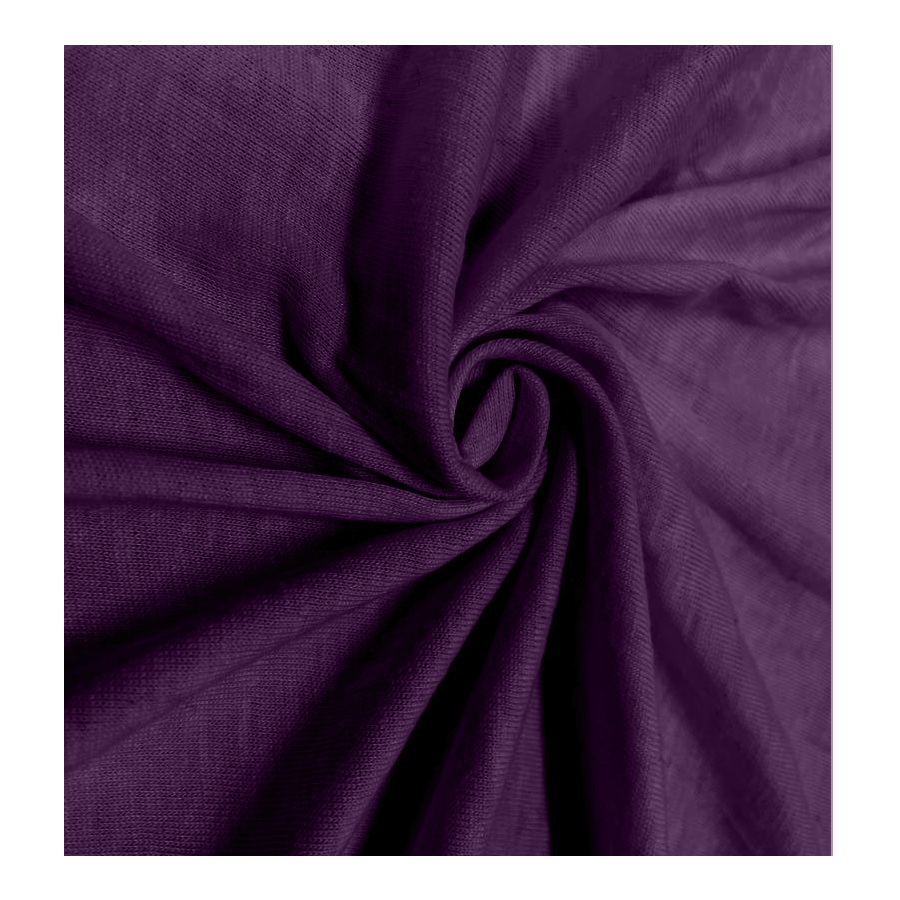 Povlečeme vše Prostěradlo Jersey Lux 180x200 cm tmavě fialová