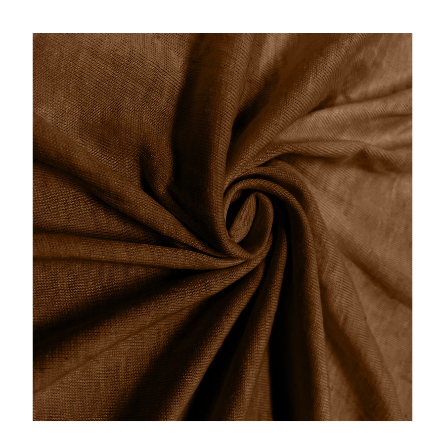 Povlečeme vše Prostěradlo Jersey Lux 180x200 cm tmavě hnědá