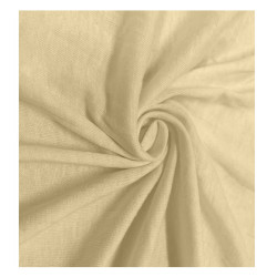 Povlečeme vše Prostěradlo Jersey Lux 90x200 cm krémová