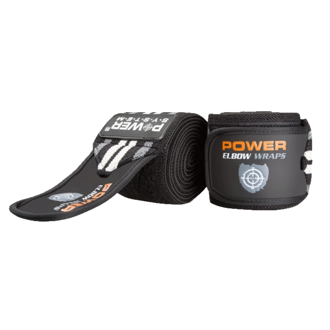 Power System Bandáž na lokty PS-3600 šedá - 7.5x150cm
