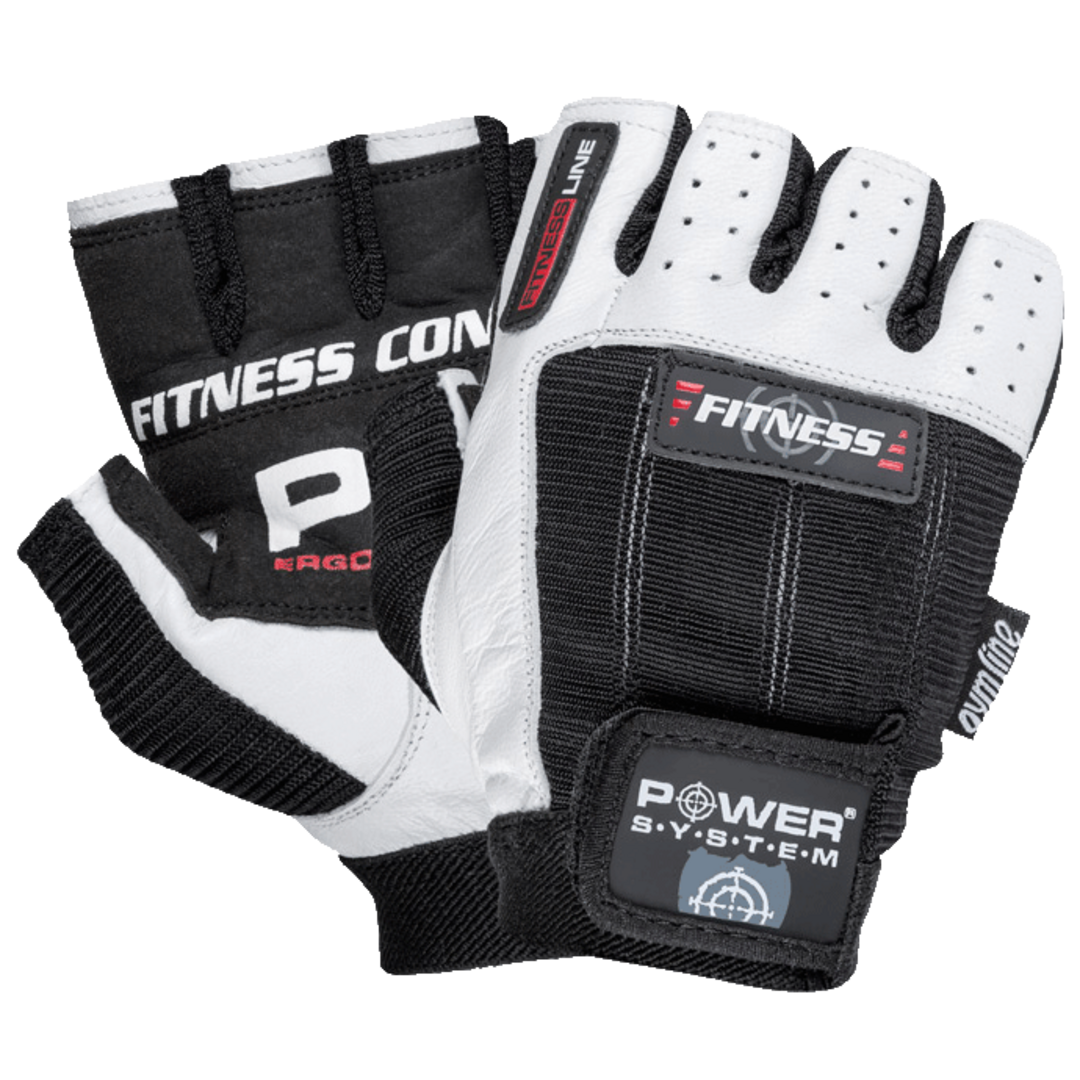 Power System Fitness rukavice PS 2300 černobílé - XL