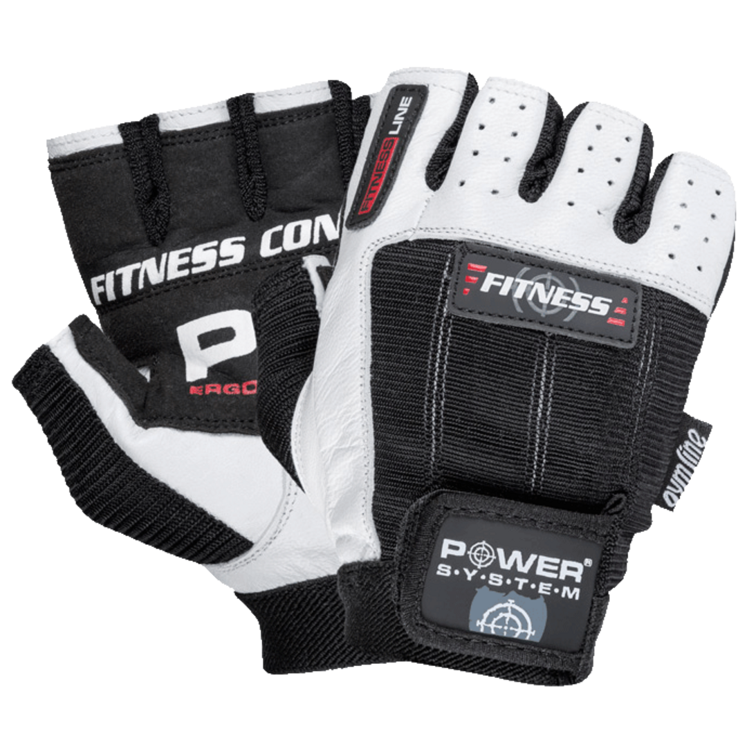 Power System Fitness rukavice PS 2300 černobílé - XXL