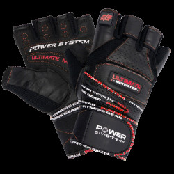 Power System Fitness rukavice ULTIMATE MOTIVATION černočervené