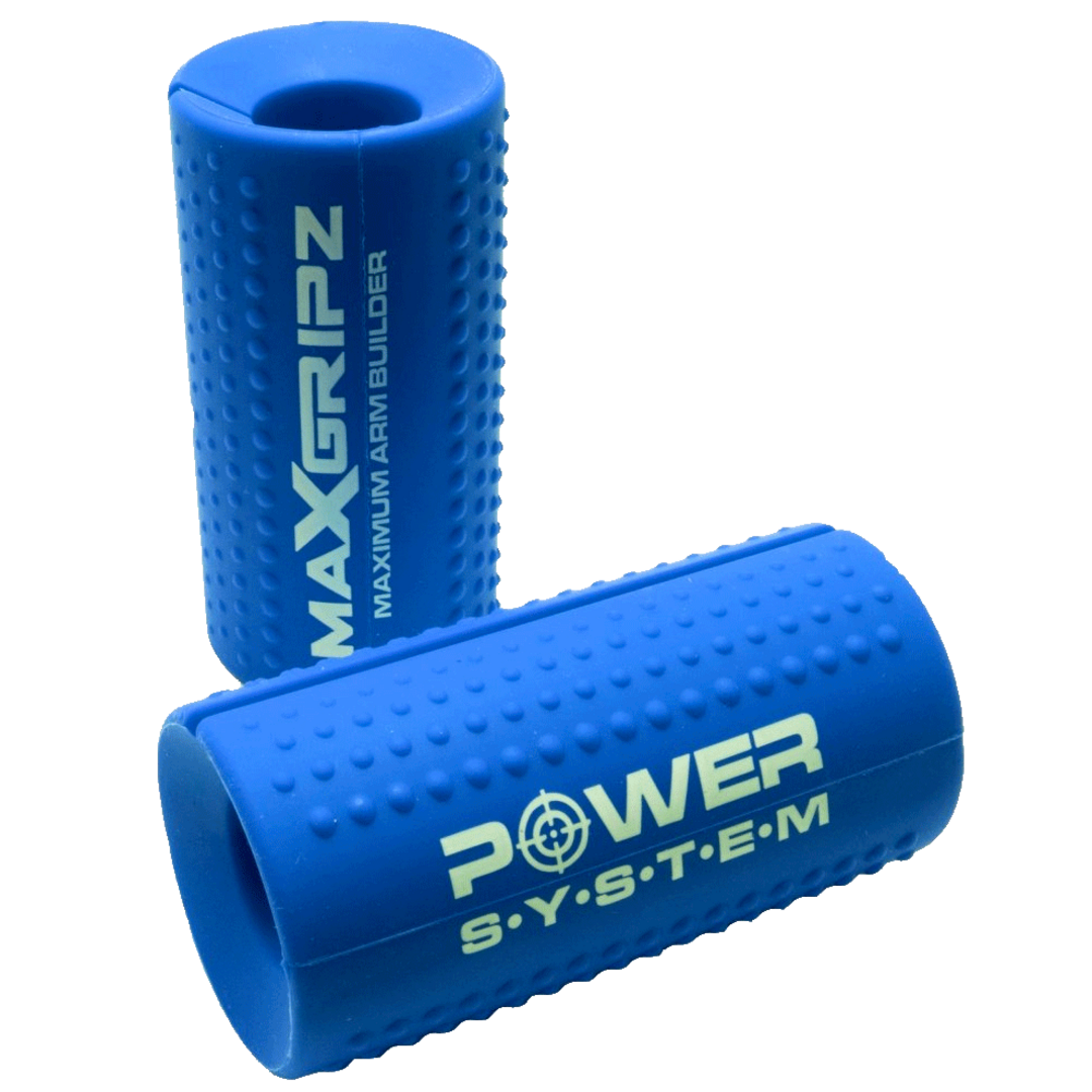 Power System Gripy na posilovací tyč MAX GRIPZ modré - XL