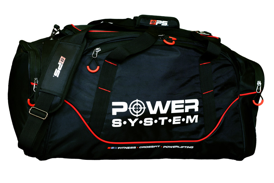 POWER SYSTEM Gym Bag Magna černá-červená