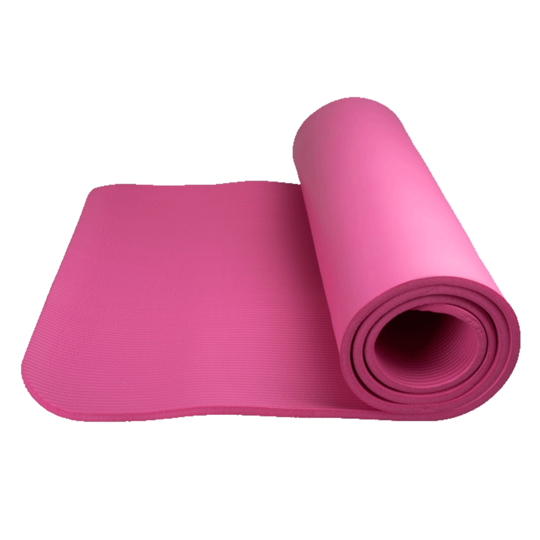Power System Podložka na jógu YOGA MAT PLUS PS-4017 - růžová