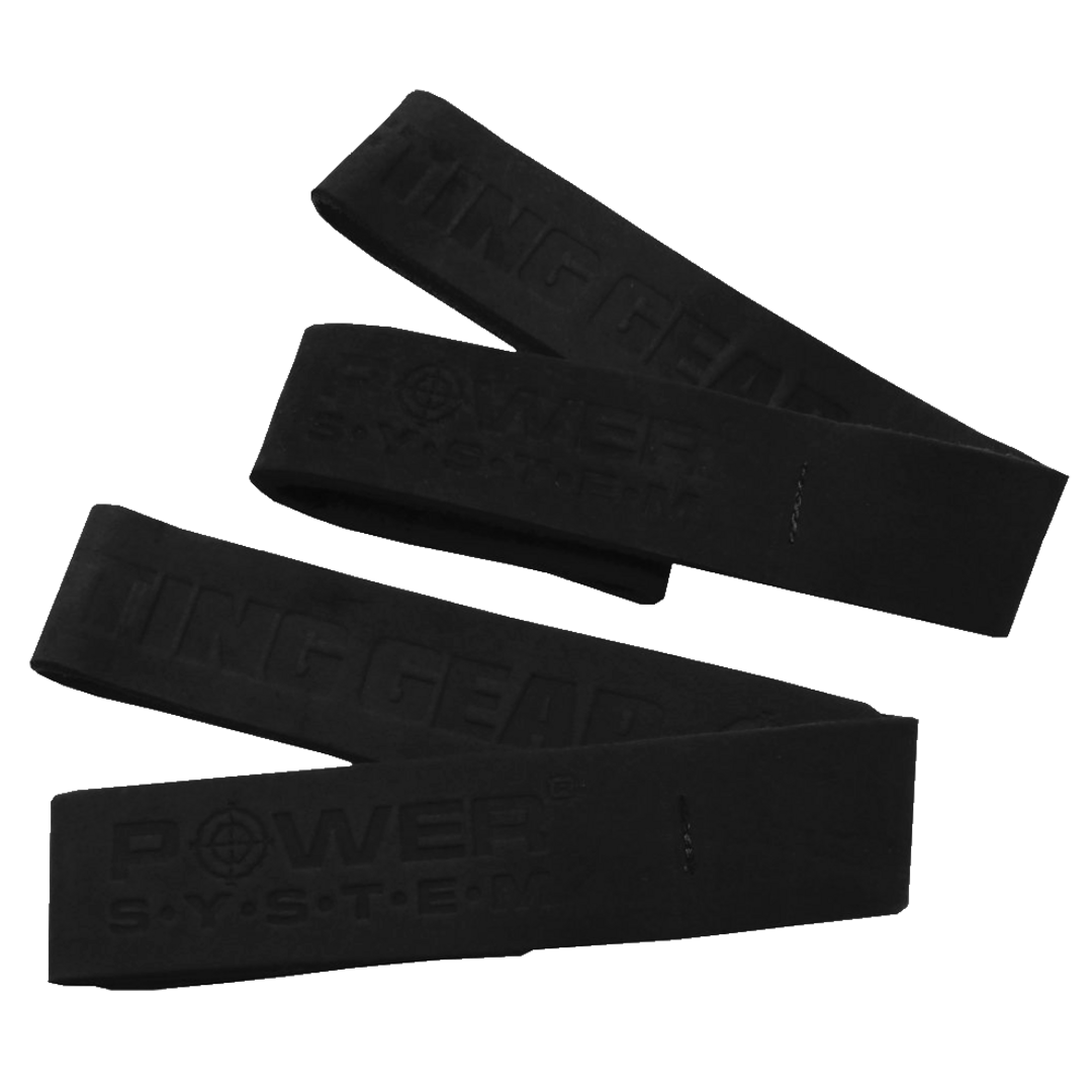 Power System Posilovací kožené trhačky PS 3320 - černé