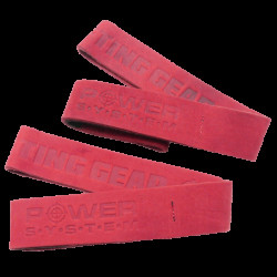 Power System Posilovací kožené trhačky PS 3320 - červené