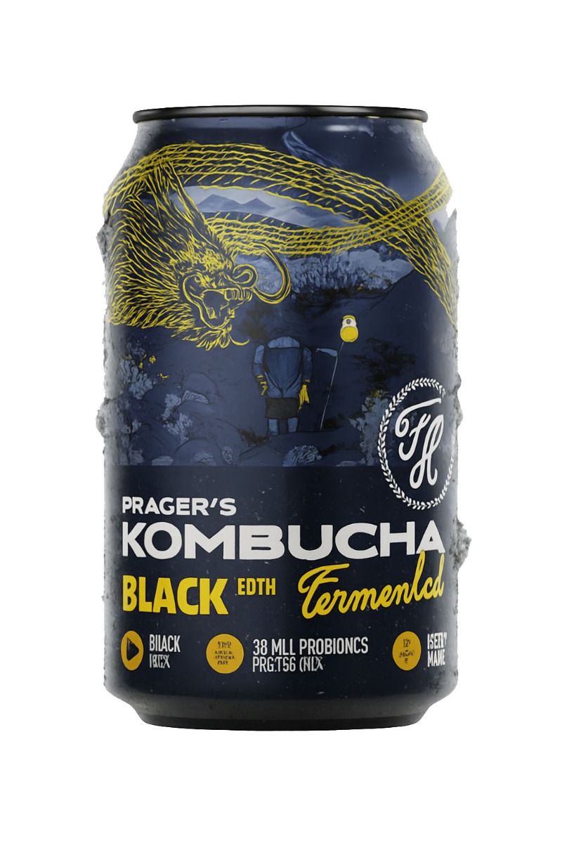 Pragers Kombucha Black edition 330 ml