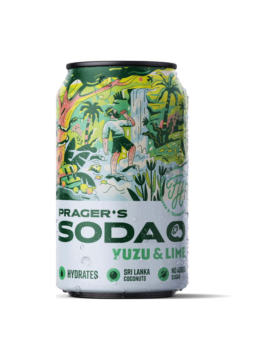 Pragers Soda Yuzu & Lime 330 ml