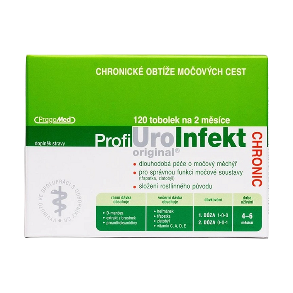 PRAGOMED Profiuro Infekt chronic 120 tobolek
