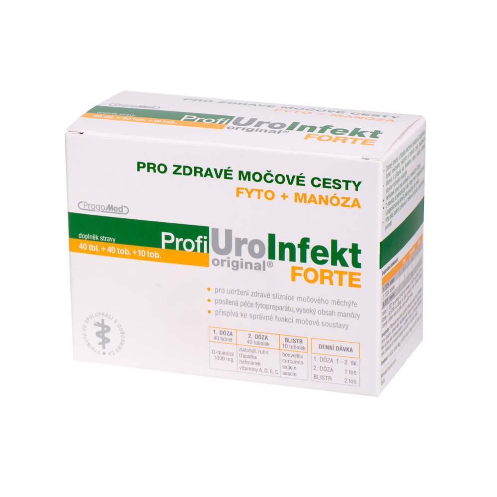 Pragomed ProfiUro Original Infekt FORTE 40 tablet + 40 tobolek + 10 tobolek