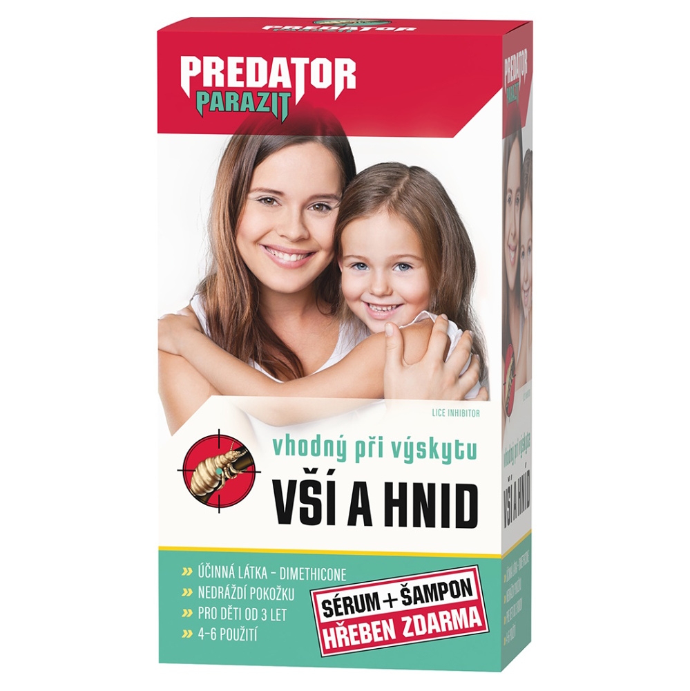 PREDATOR Parazit sérum 100 ml + šampon 100 ml + hřeben ZDARMA