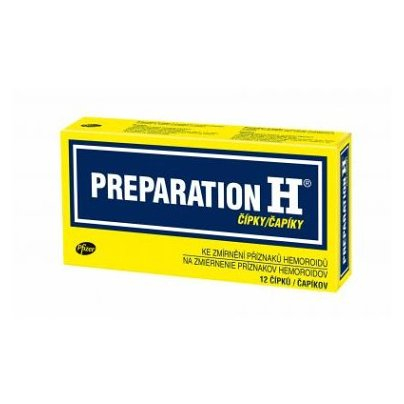 PREPARATION H 12 čípků