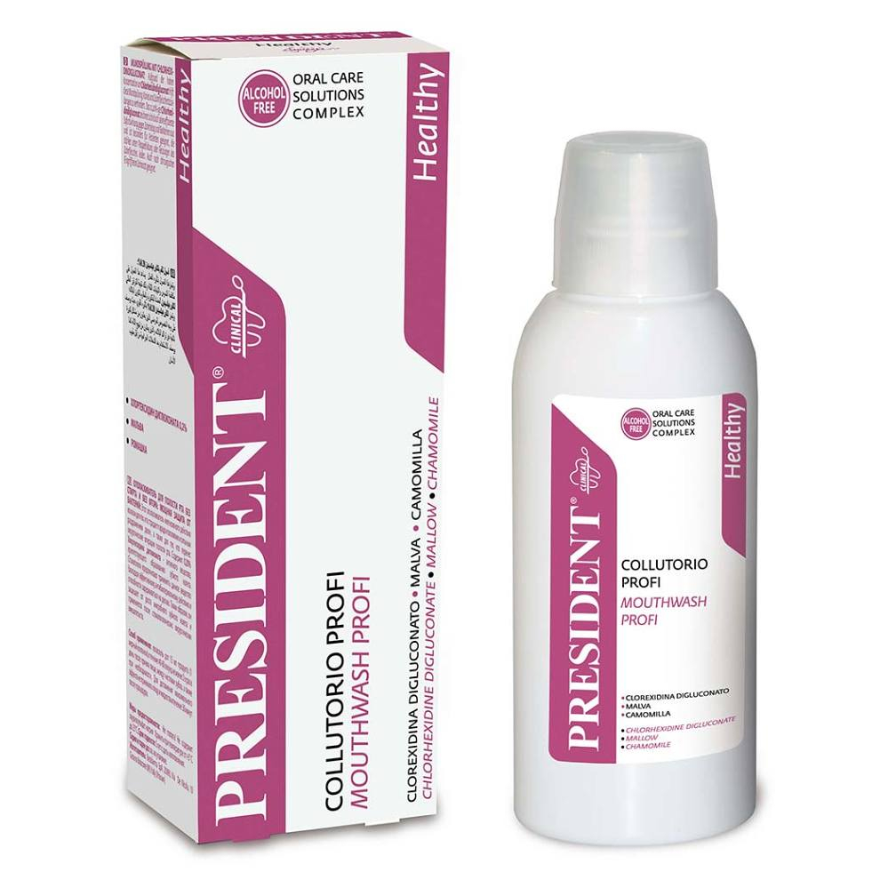 PRESIDENT Profi Ústní voda s chlorhex. 0.2% 200 ml