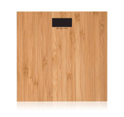 Pretty Up Osobní digitální váha PU-005WN 150 kg dekor dřevo