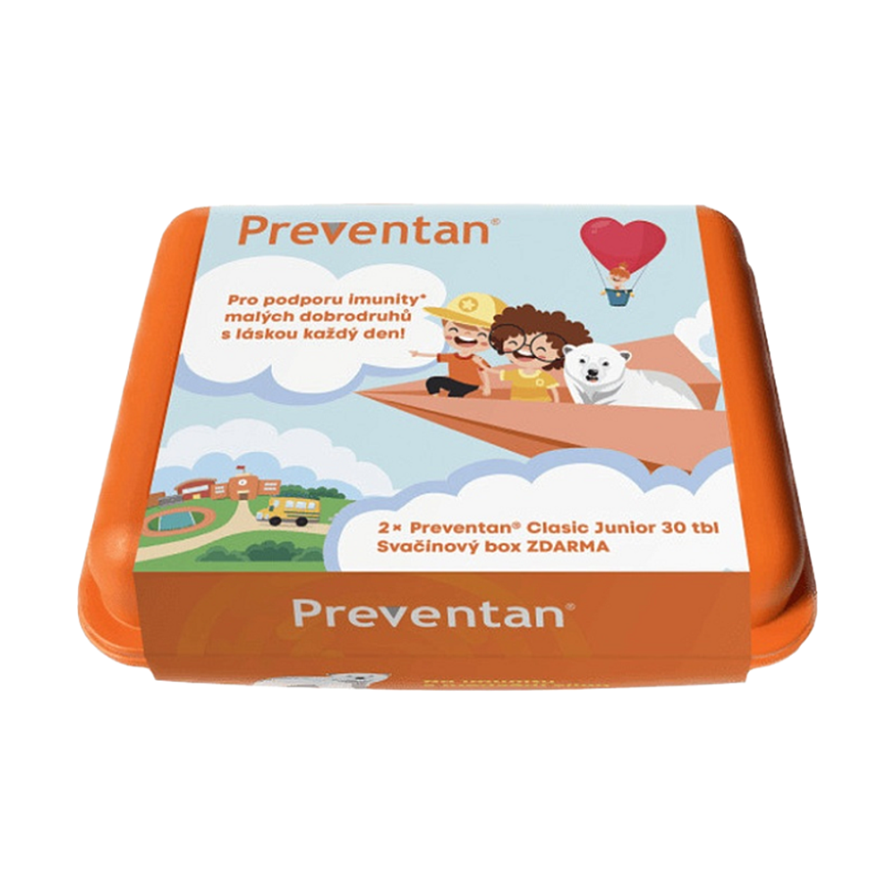 PREVENTAN Clasic Junior 2 x 30 a svačinový box