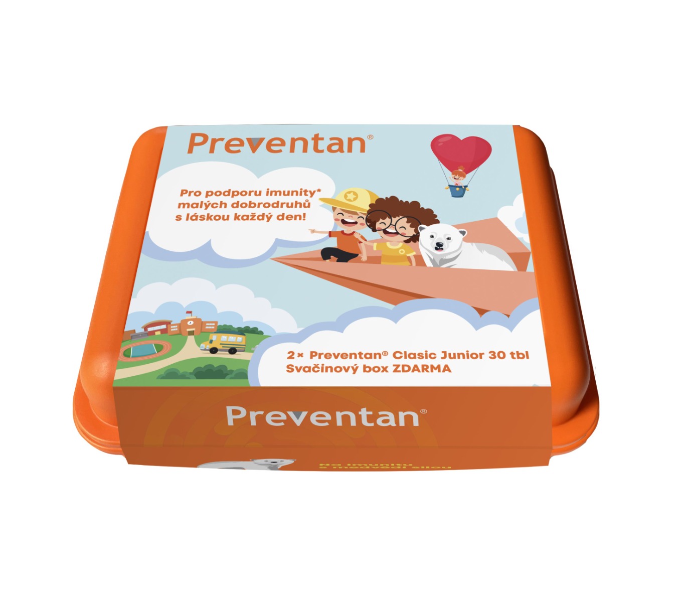 Preventan Clasic Junior 2x30 tablet + svačinový box 2025