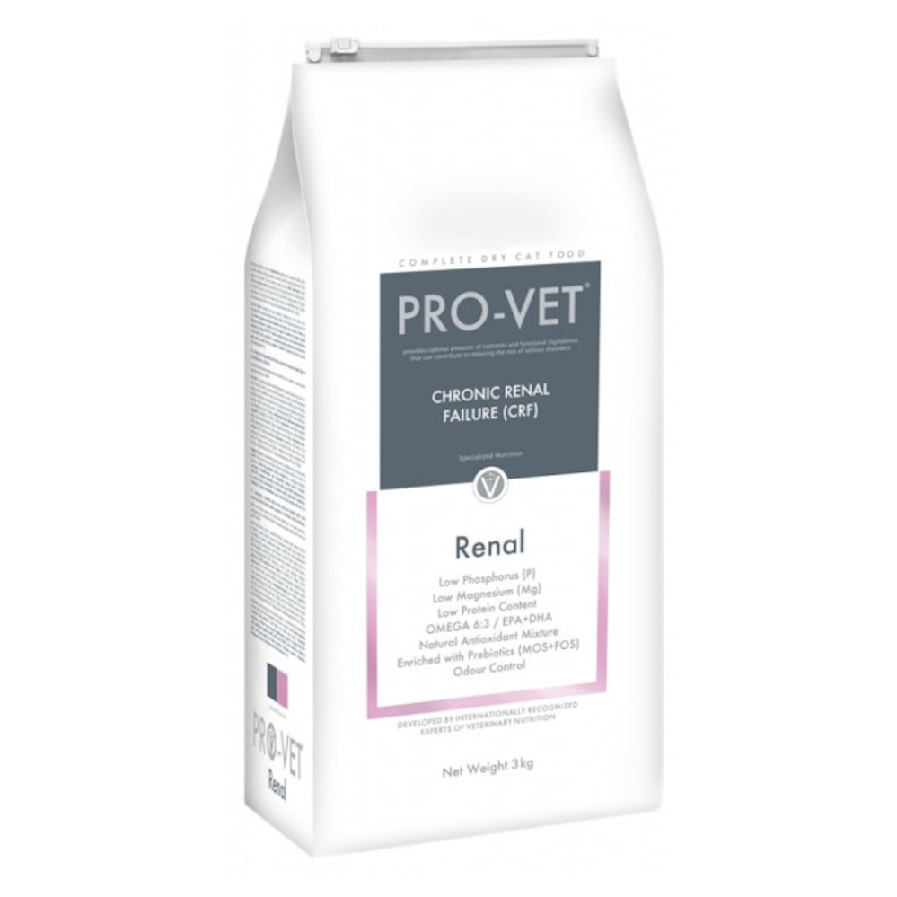 PRO-VET Renal granule pro kočky s chronickým selháním ledvin 3 kg