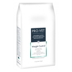 PRO-VET Weight control granule pro psy na snížení hmotnosti, Hmotnost balení (g): 2,5 kg