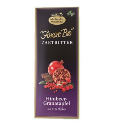 PROBIO Čokoláda hořká s malinami a granátovým jablkem BIO 100 g