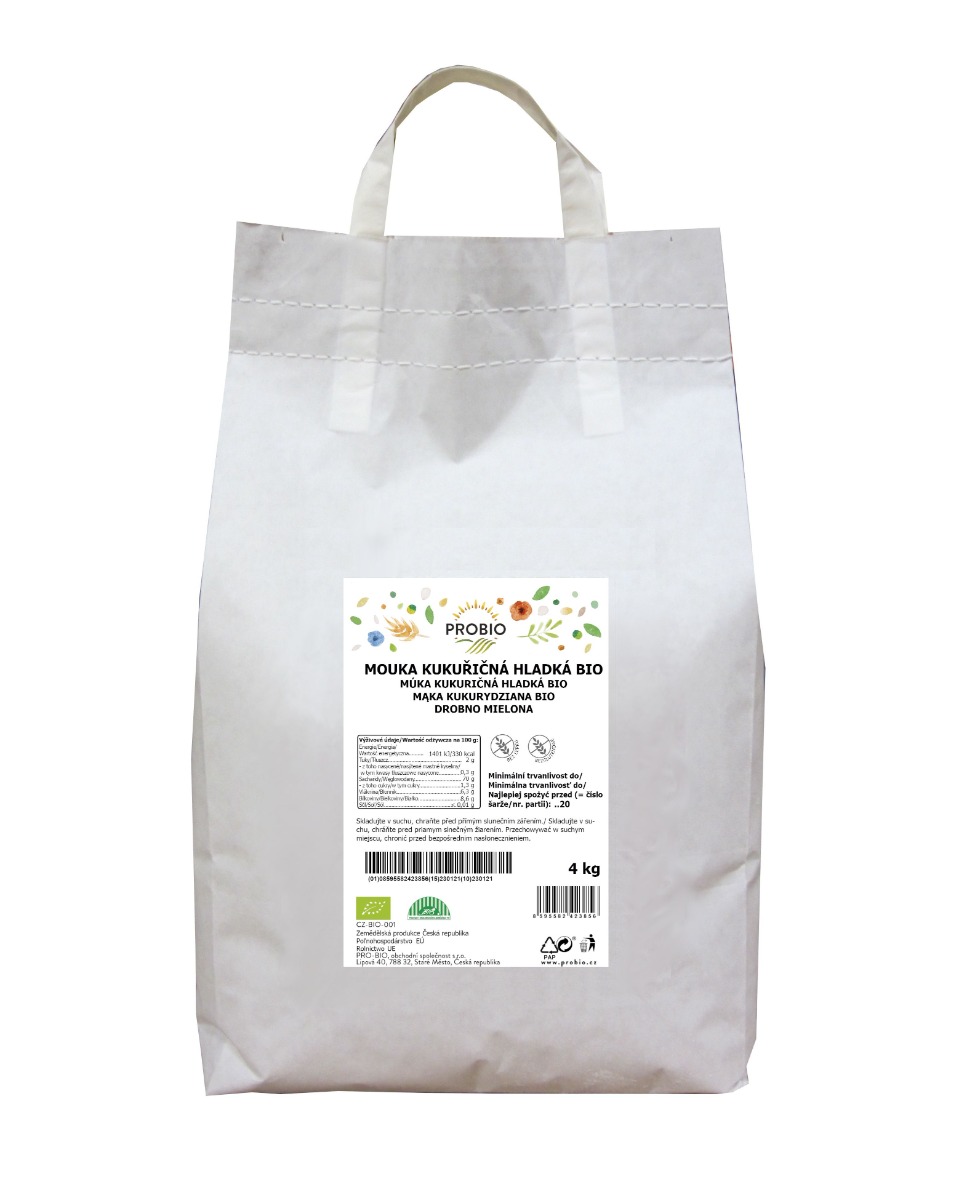 PROBIO Gastro Mouka kukuřičná hladká BIO 4 kg