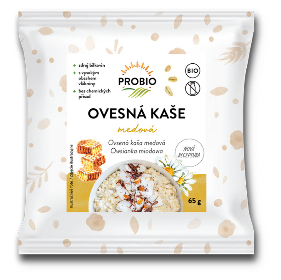 PROBIO Kaše ovesná medová BIO 65 g