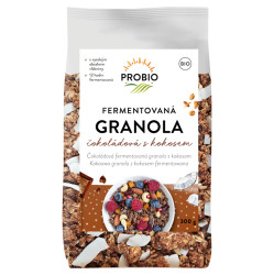 PROBIO Műsli křupavé granola fermentovaná čokoládová s kokosem BIO 300 g