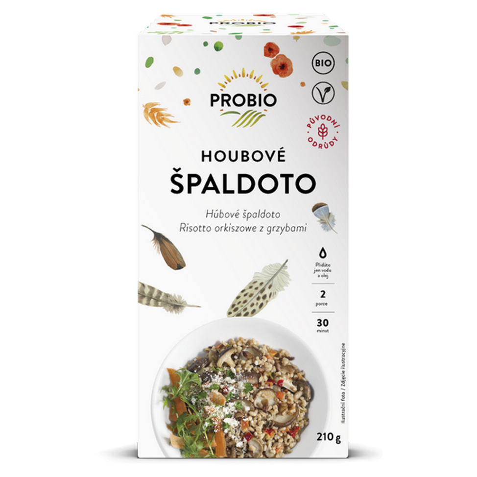 PROBIO Špaldoto houbové BIO 210 g